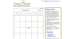 Desktop Screenshot of bingobaker.com